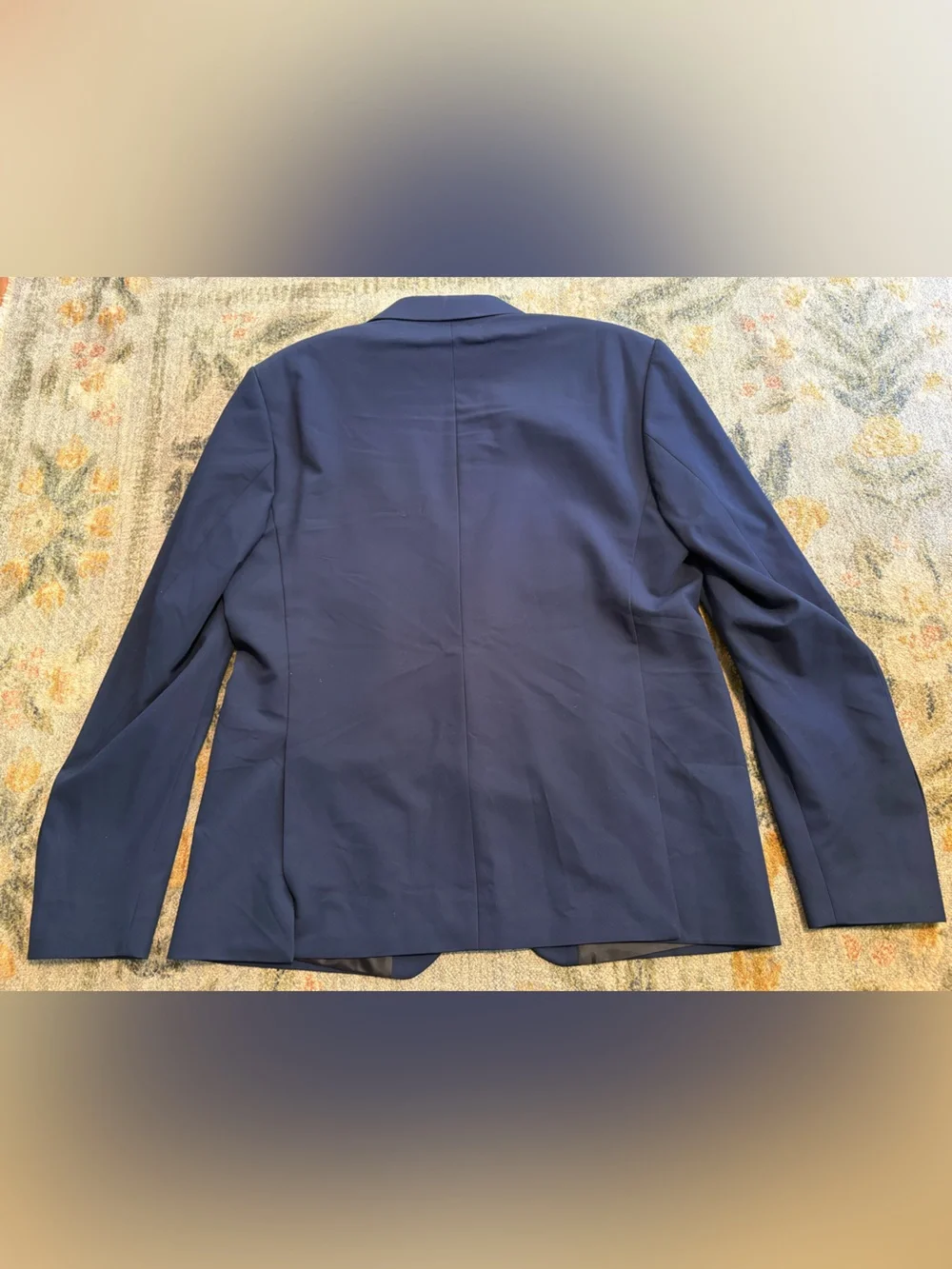 ZARA SLIM TAILORING SUIT Jacket Blazer Blue 44